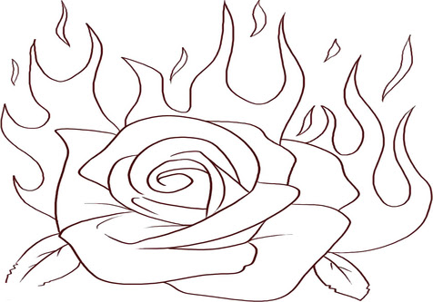 cool rose coloring pages  clip art library