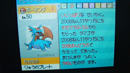 ポケモンプラチナ廃人への道 逆鱗ボーマンダ編 ブログですね 分かります