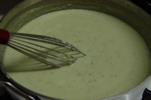 Basil bechamel