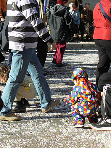 arlequin et confettis