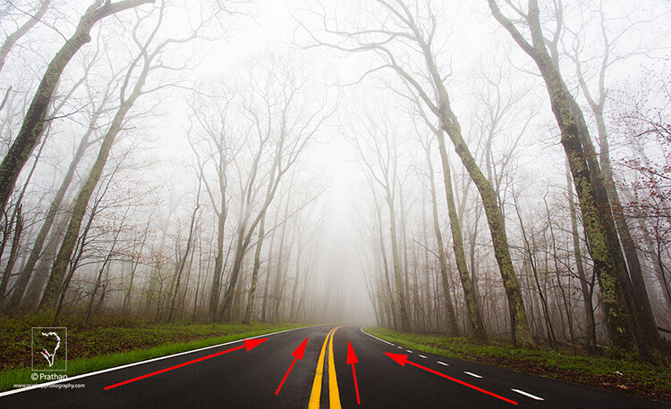 01 Leading Lines Composition Techniques Landscape Photography by Prathap Skyline Drive