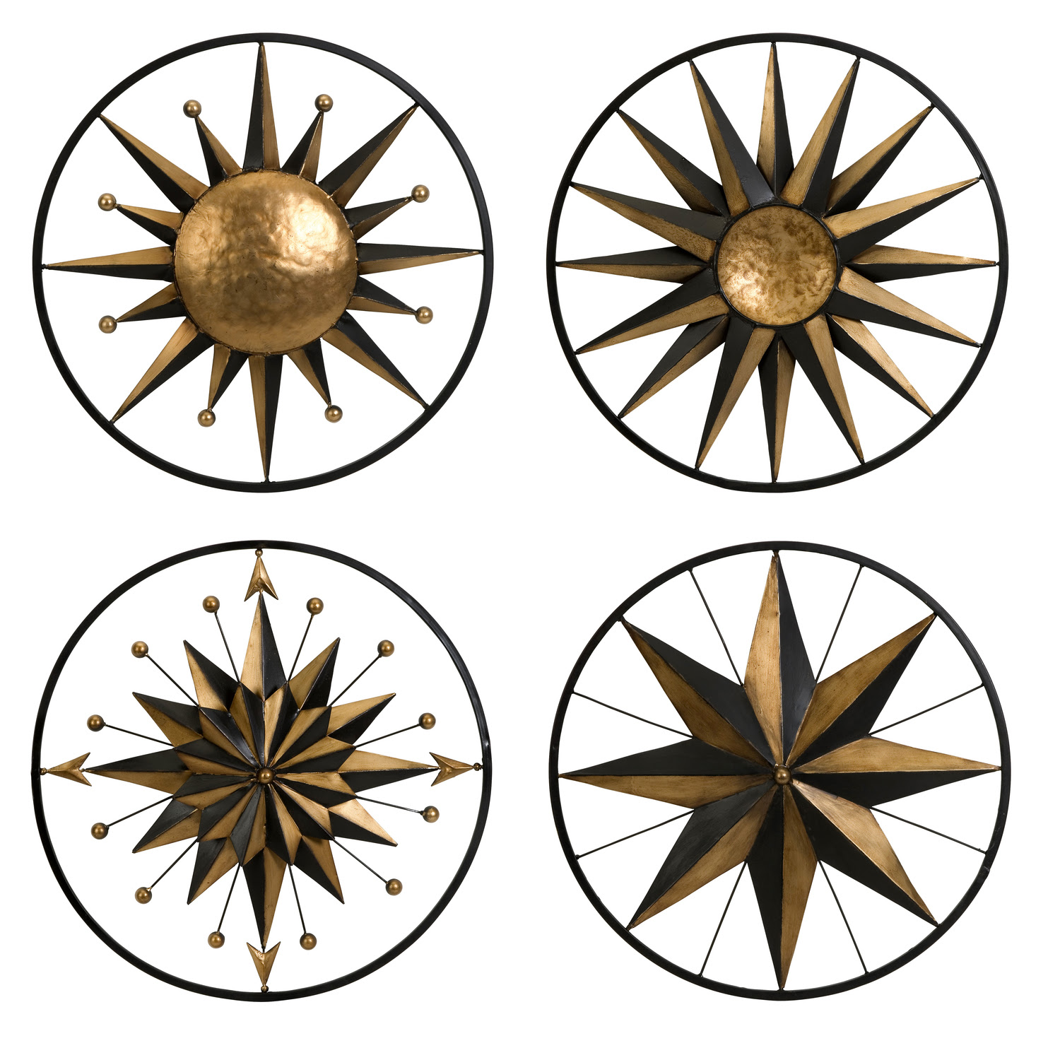 Imak Set of 4 Orion Wall Decor Accents by OJ Commerce 87041-4 ...