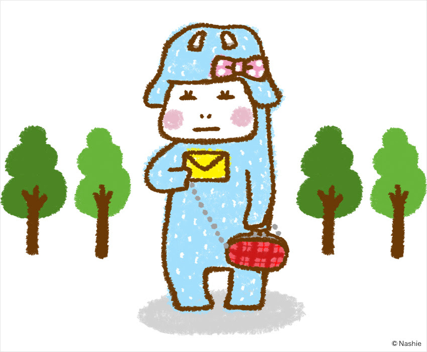 オリジナルキャラクター モフコさん ヤギ 人間 の女の子 片思いのキャラクター キャラリパ