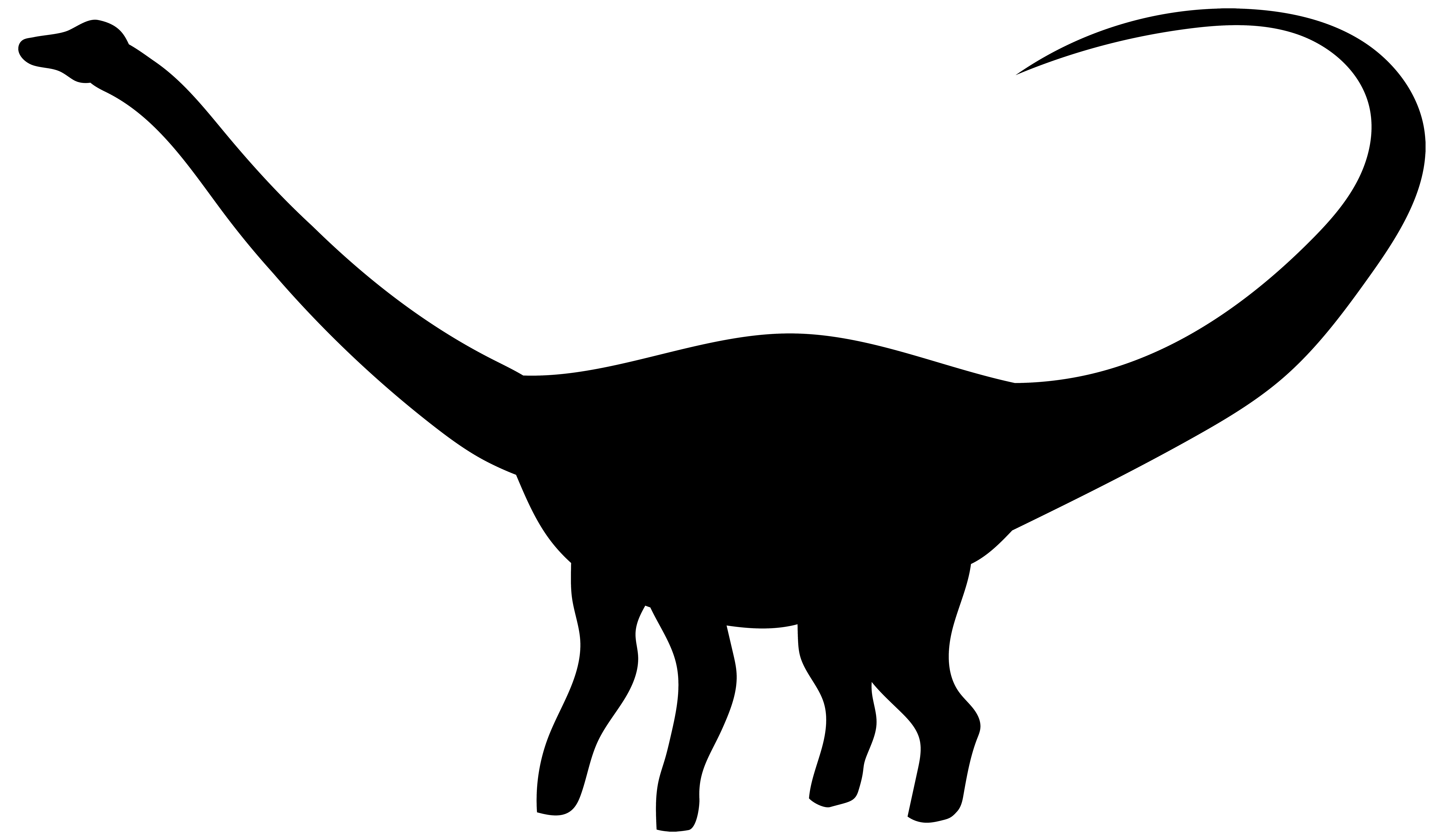 Download dinosaur clipart silhouette - Clipground