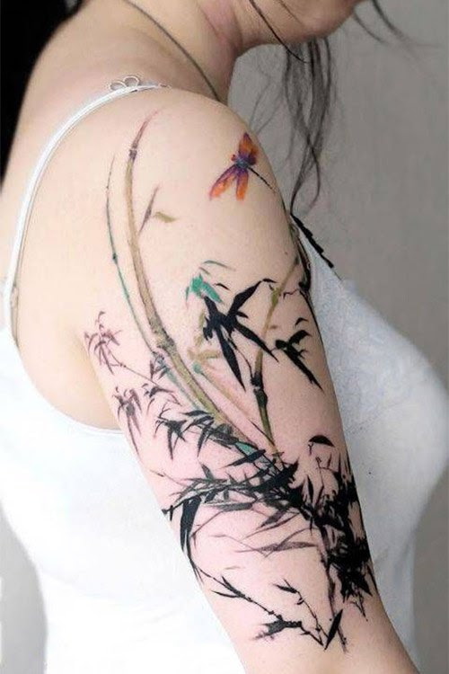 45 Best Bamboo Tattoo Designs Meaning And Ideas For Girls Women And Men