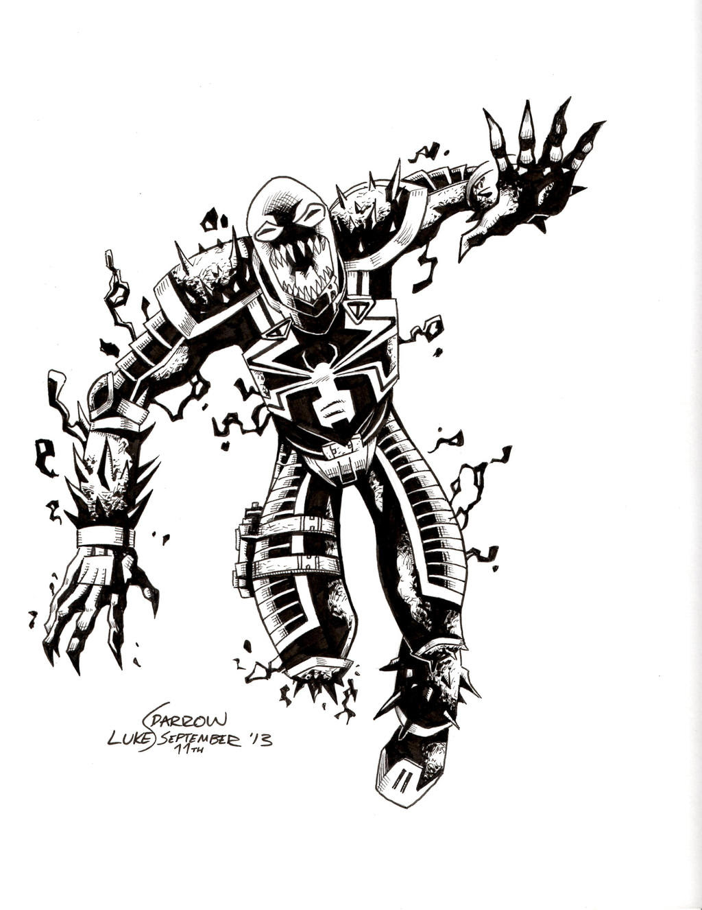 Agent Venom Coloring Pages To Print Coloring Pages