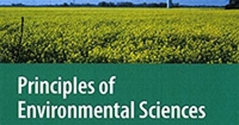 Free Download Principles of Environmental Science Simple Way to Read Online or Download PDF