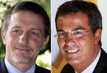 Massimo Giannini e Giannini Floris (ANSA)