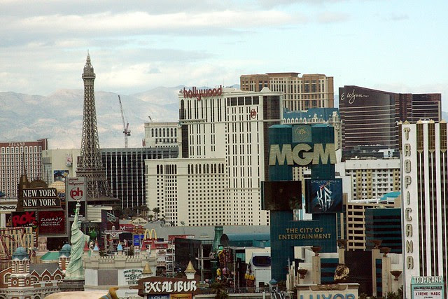 las vegas strip, february '09