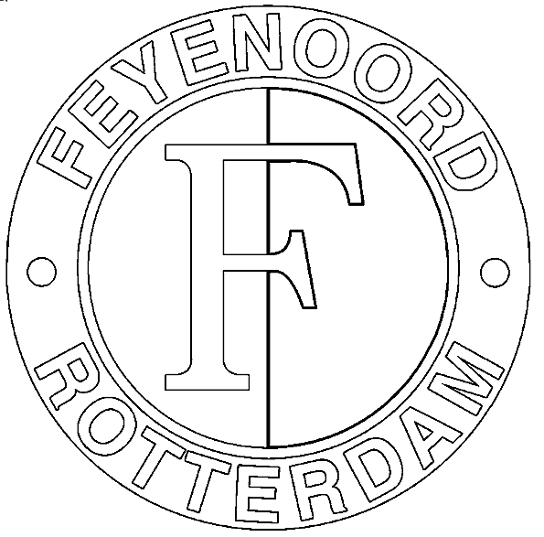 Kleurplaat Feyenoord