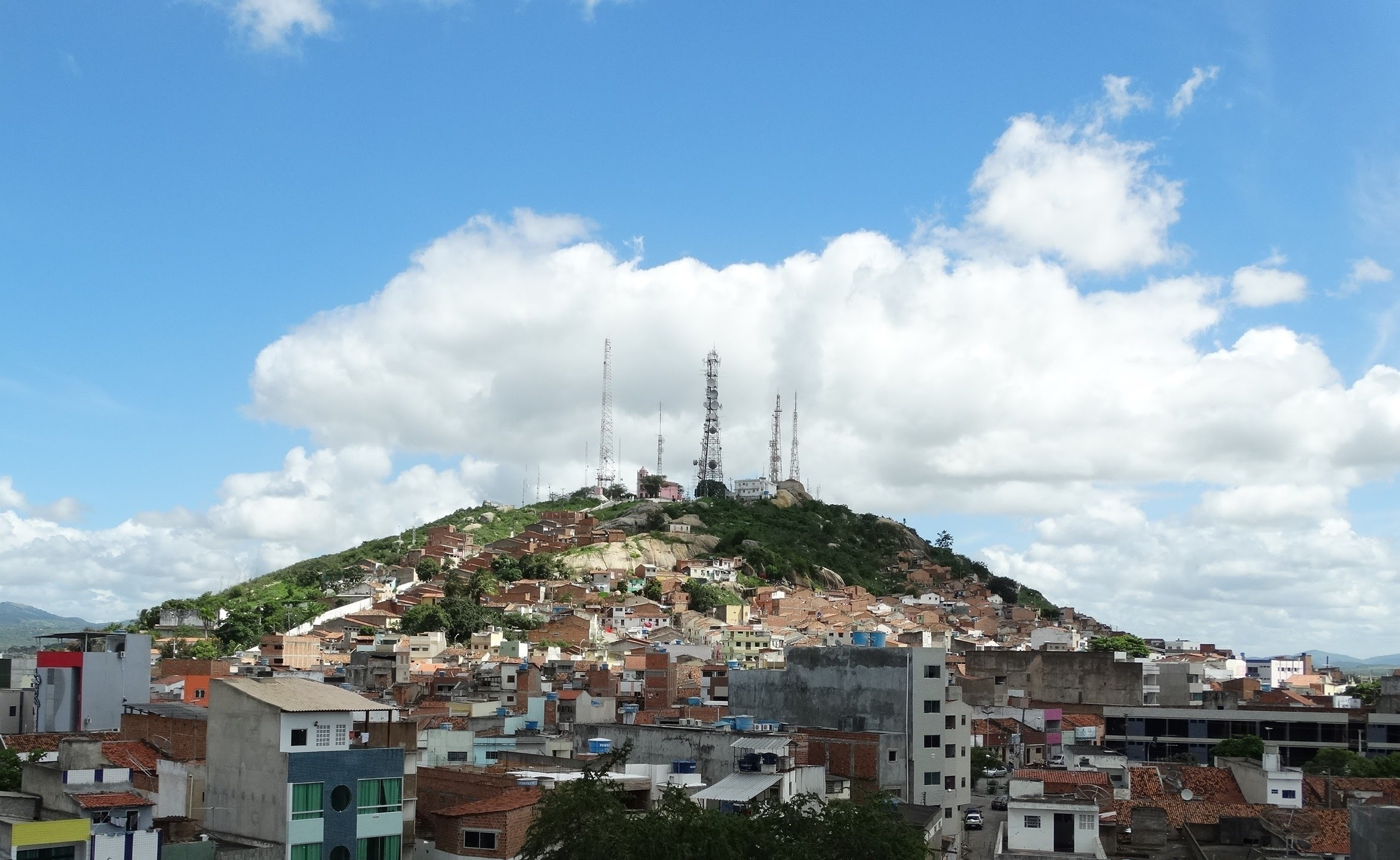 Monte do Bom Jesus, em Caruaru, Pernambuco (Foto: Cecília Morais/ G1)