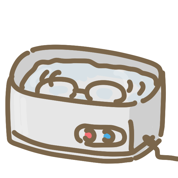 超音波洗浄機のイラスト かわいいフリー素材が無料のイラストレイン