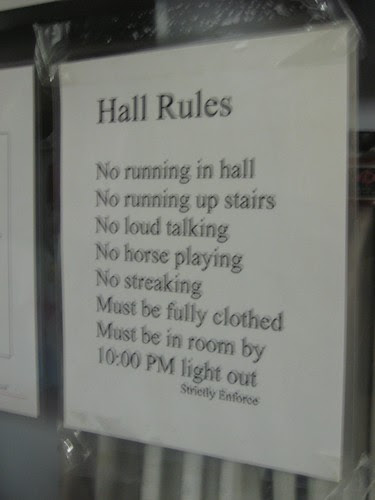Rules on the rig by Dickinson College Environmental Studies Department. Some of the normal and bizarre rules at the Mr. Charlie oil rig.