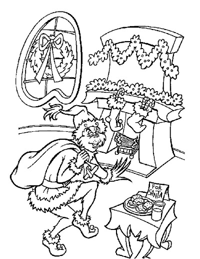 Free Printable Grinch Coloring Pages