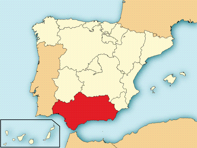 Andalusië kaart |handige kaart & info over Andalusië in Spanje