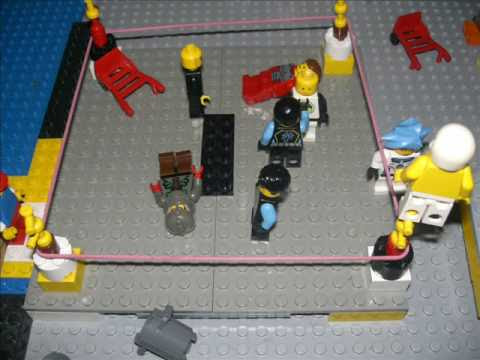 Lego WWE undertaker a cm punk a mistico a king vs big show 