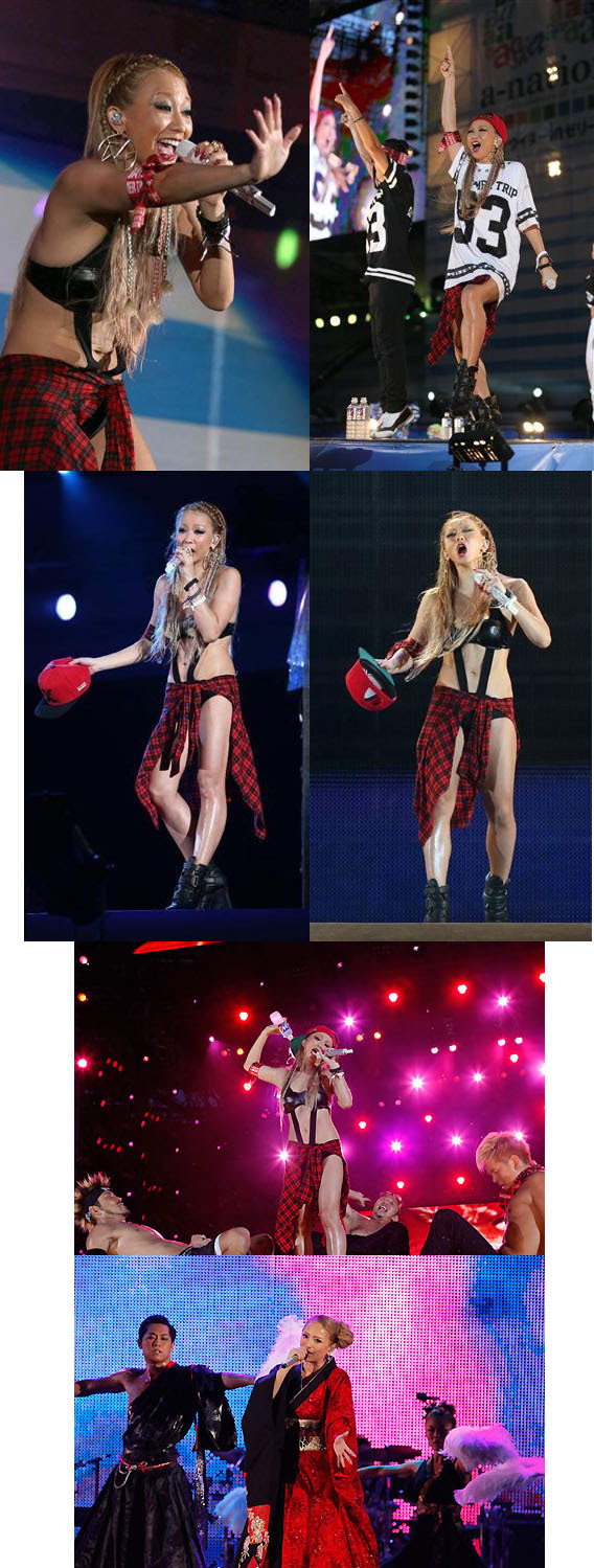 日樂 倖田來未a Nation活動當眾脫衣以性感水著獻唱 劍心 回憶