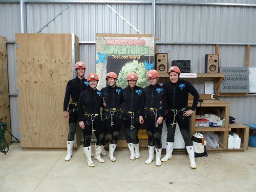 caving