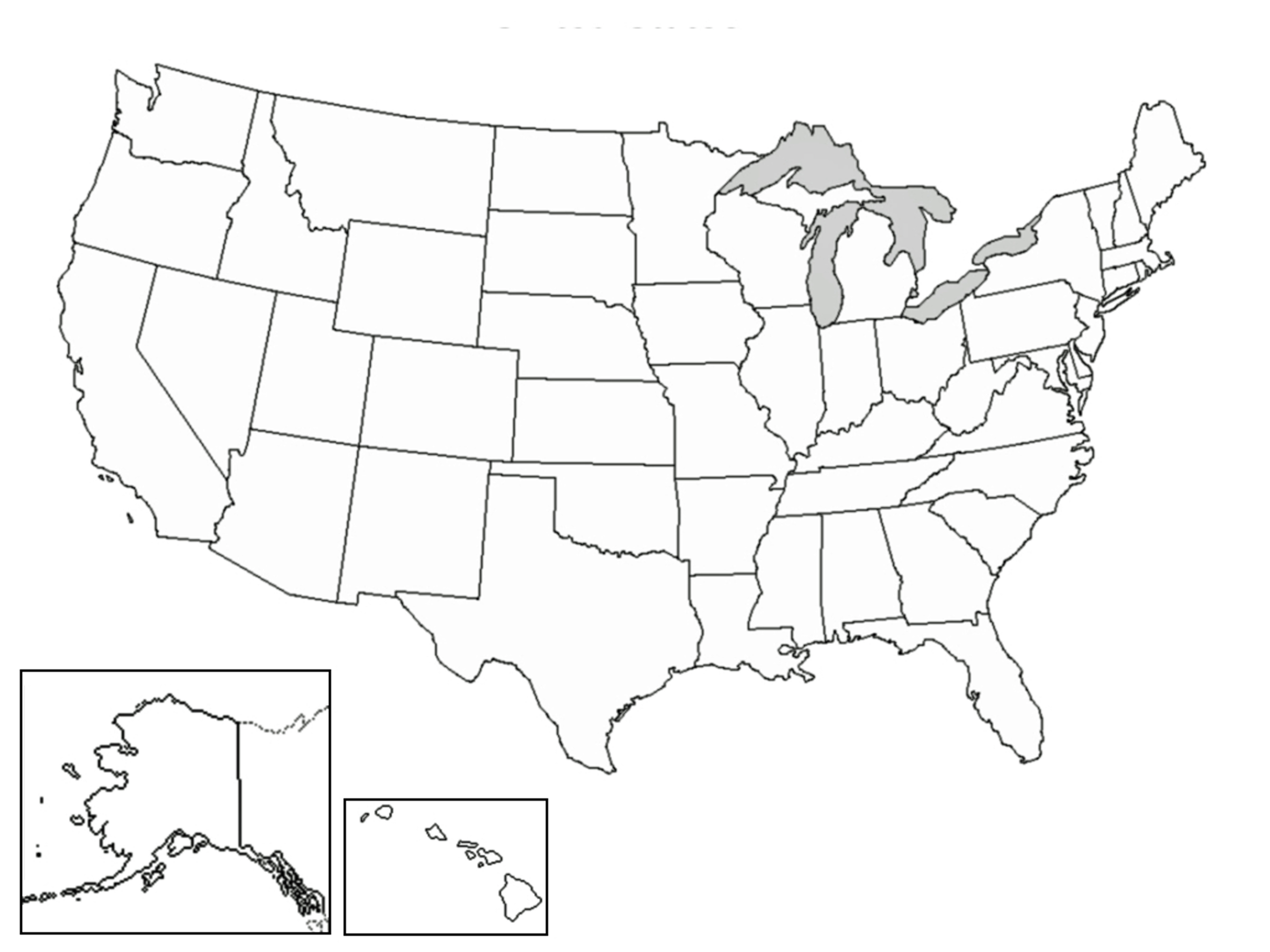 States Map Without Names Us State Map Template Printable Map Collection