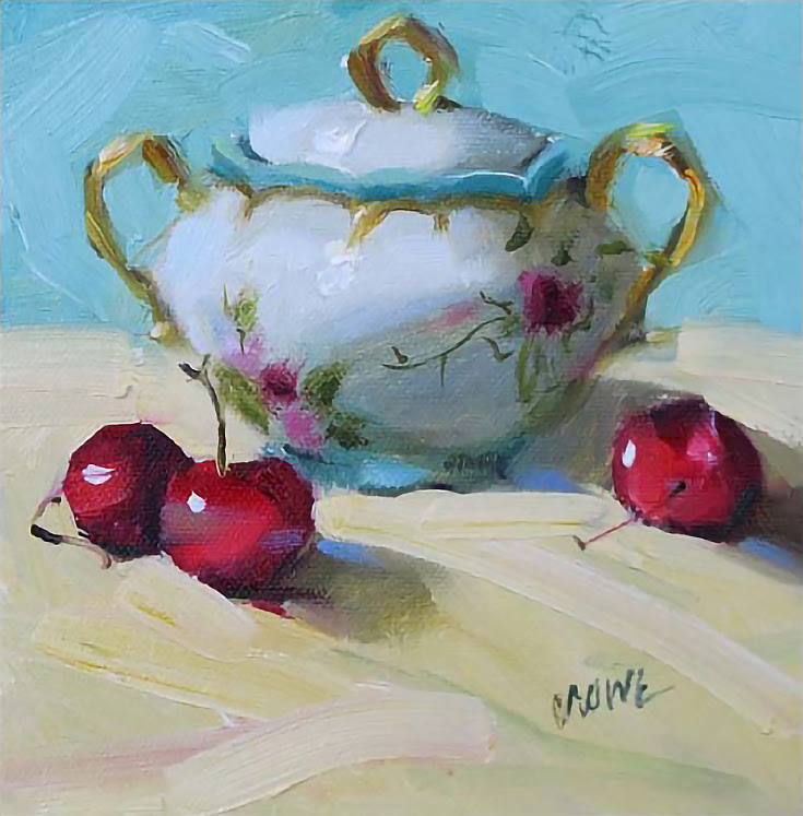 Judy Crowe Miniature Still Life Paintings With A Big Impact Emptyeasel Com