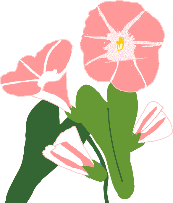 夏 夏景色 夏の花 イラスト 無料