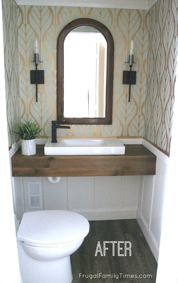Cheap Bathroom Vanities Under $100 - How to Build a DIY Floating Wood Vanity For Less than $30 (an IKEA Hack