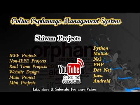 Online Orphanage Management System in PHP