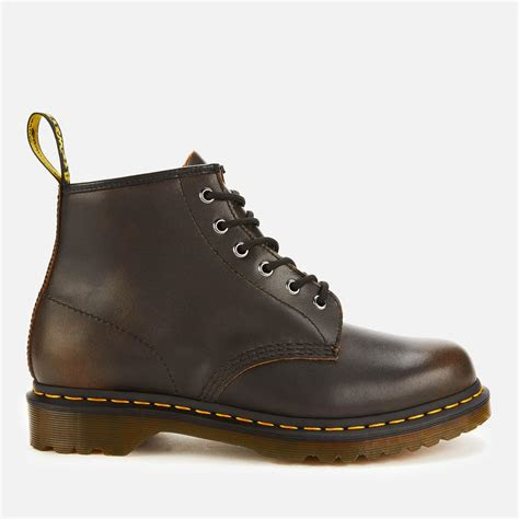 Vintage 10k gold filled clark coombs tiger's eye cat eye cab men's ring sz 11.5. Dr. Martens 101 Vintage Leather 6-eye Boots in Brown for