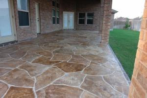 flagstone stamped pattern Philly