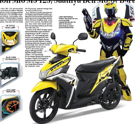 Sepeda Motor Mio M3 125 Konsumsi BBM Irit Sepeda Motor Mio M3 125 Konsumsi BBM Irit