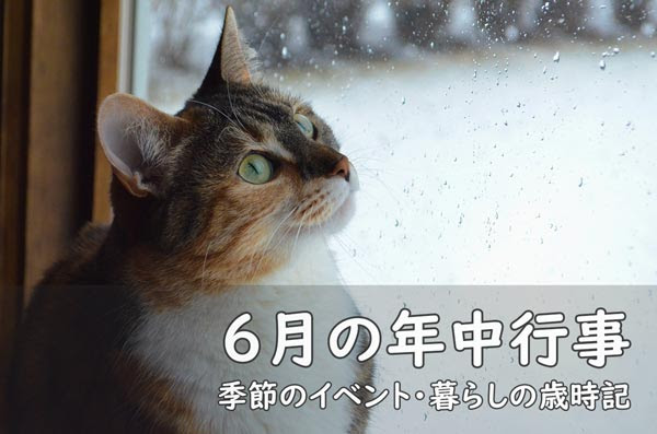 6月の年中行事 季節のイベント 一覧