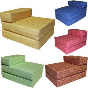 FoldOutSingleFutonGuestZBedChairKidsSleepOverChairbedby 