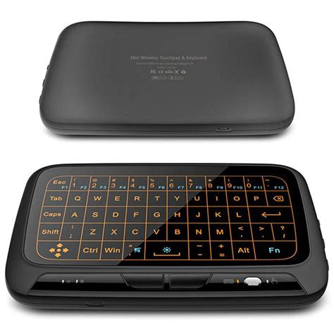 Iphone und ipod touch modelle mit der neuesten ios version . Mini Wireless Keyboard & Touchpad H18+ - 2.4GHz - Black
