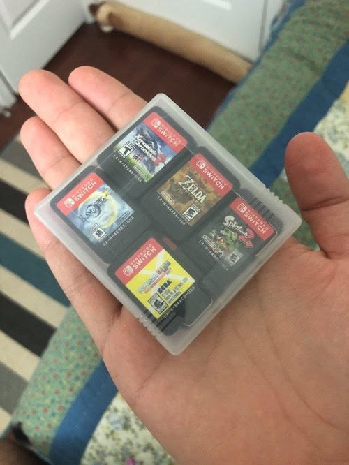 覚えておこう ゲームボーイソフトケースの中に ニンテンドースイッチのソフトがきっちり15本収納できる件 そうさめも