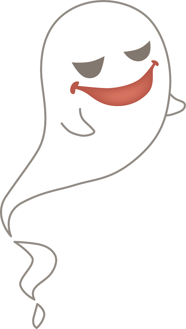 オドカシおばけのイラスト かわいいフリー素材が無料のイラストレイン