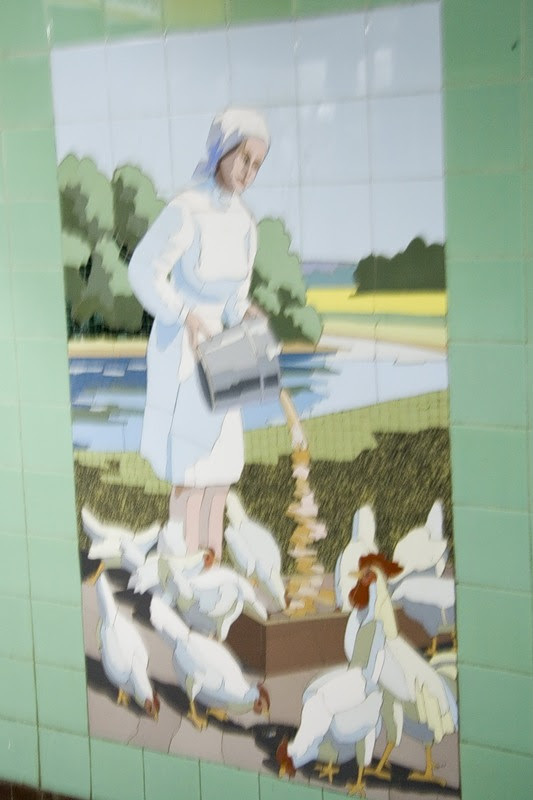 Russian ceramic tiles art 13