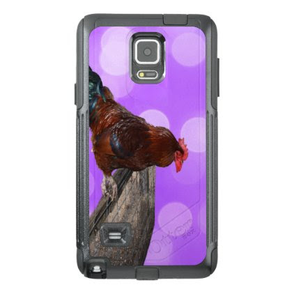 Brown Rooster Nosy Parker, OtterBox Samsung Note 4 Case