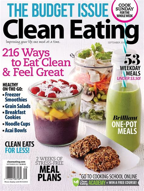 images clean eating magazine covers