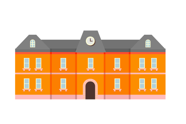 大学のイラスト 街 建物系イラスト専門サイト Town Illust