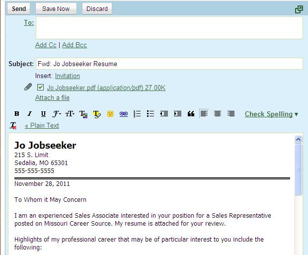 Don't get left in the cold-cover that résumé with a cover ...