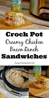 Crockpot Chicken Bacon Ranch