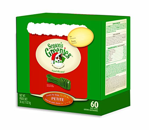GREENIES Original Canine Dental Chews - Petite Size - Value Tub (36 oz.) - 60 Count