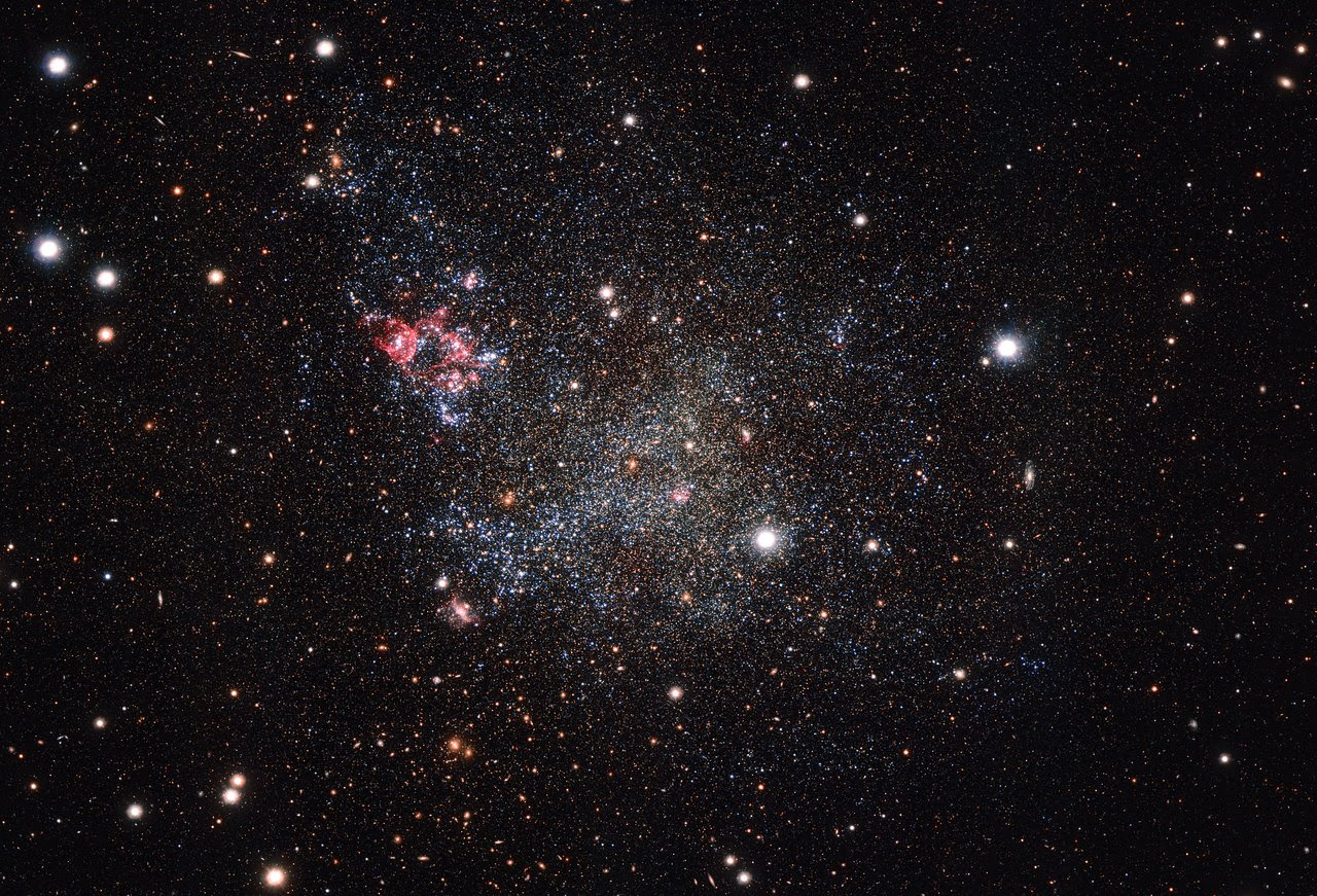 A galáxia anã IC 1613