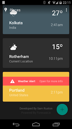 Weather Timeline - Forecast - screenshot