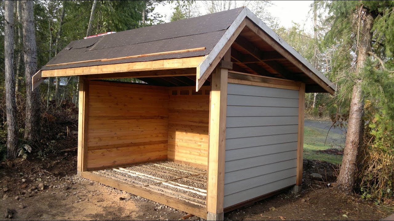 instruction on building the ulimate wood shed in !0mins