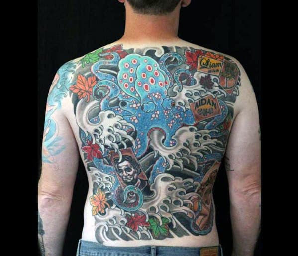 50 Japanese Octopus Tattoo Designs For Men - Tentacle Ink ...