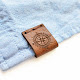 40 personalized leather clothing labels