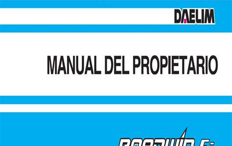 Read daelim roadwin manual usuario PDF - ePub - Mobi PDF