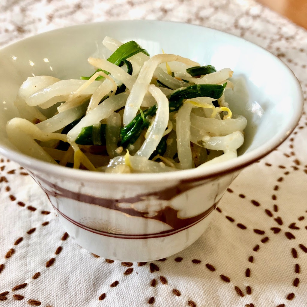 レシピ もやしとニラの簡単ナムル よりどころ Yoridocoro