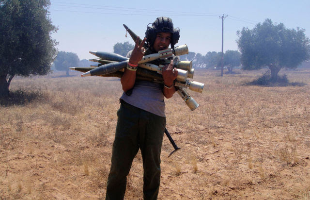 Unique Madmax Type Libyan Rebel Fighter Weapons